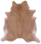 Light Brown Natural Cowhide Rug - X-Large 7' 3"H x 7' 1"W