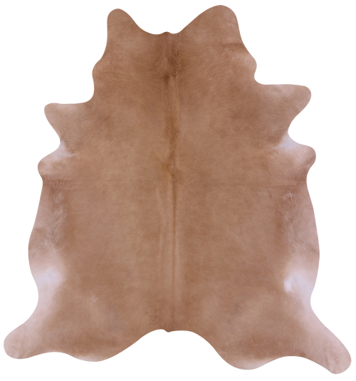 Light Brown Natural Cowhide Rug - X-Large 7' 3