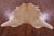 Light Brown Natural Cowhide Rug - X-Large 7' 3"H x 7' 1"W