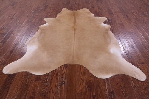Light Brown Natural Cowhide Rug - X-Large 7' 3