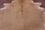 Light Brown Natural Cowhide Rug - X-Large 7' 3"H x 7' 1"W