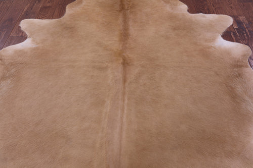 Light Brown Natural Cowhide Rug - X-Large 7' 3
