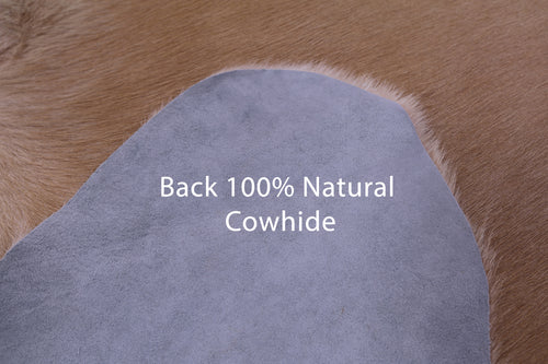 Light Brown Natural Cowhide Rug - X-Large 7' 3