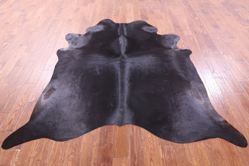 Black Natural Cowhide Rug - X-Large 7' 1