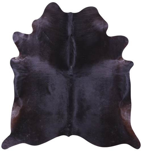 Black Natural Cowhide Rug - X-Large 7' 1