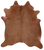 Brown Natural Cowhide Rug - X-Large 7' 1"H x 6' 3"W