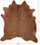 Brown Natural Cowhide Rug - X-Large 7' 1"H x 6' 3"W