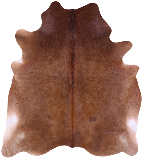 Brown Natural Cowhide Rug - XX-Large 7' 10