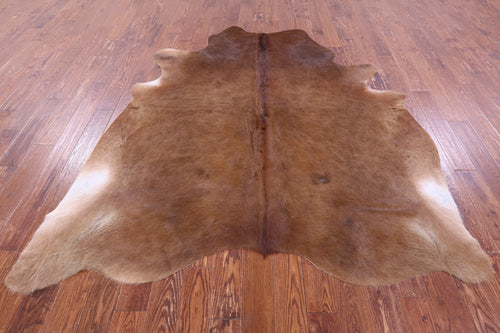 Brown Natural Cowhide Rug - XX-Large 7' 10