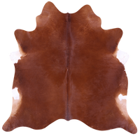 Thumbnail for Brown Natural Cowhide Rug - X-Large 7' 0