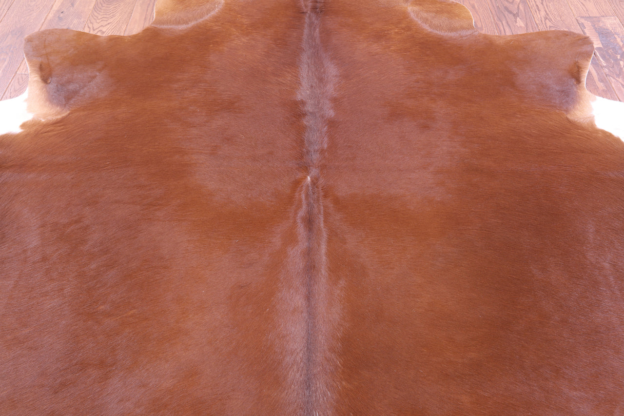 Brown Natural Cowhide Rug - X-Large 7' 0"H x 7' 0"W