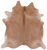 Light Brown Natural Cowhide Rug - X-Large 7' 1"H x 6' 7"W