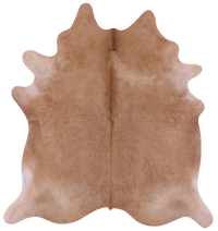 Thumbnail for Light Brown Natural Cowhide Rug - X-Large 7' 1