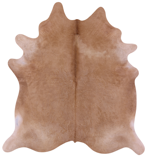 Light Brown Natural Cowhide Rug - X-Large 7' 1