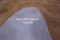Thumbnail for Light Brown Natural Cowhide Rug - X-Large 7' 1