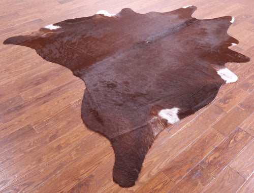 Brown Natural Cowhide Rug - XX-Large 8' 4