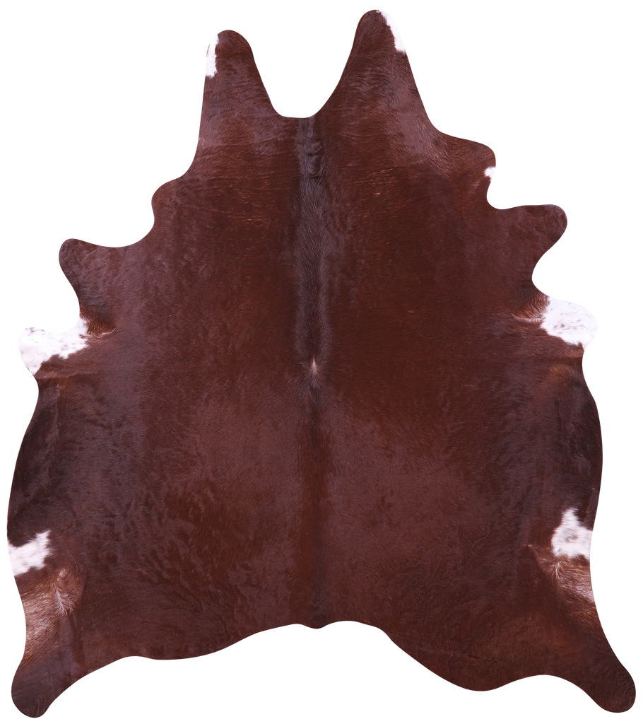 Brown Natural Cowhide Rug - XX-Large 8' 4"H x 7' 4"W