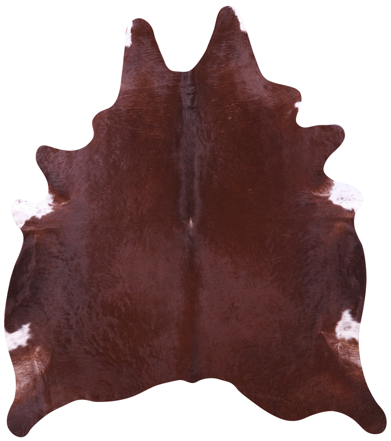 Brown Natural Cowhide Rug - XX-Large 8' 4"H x 7' 4"W