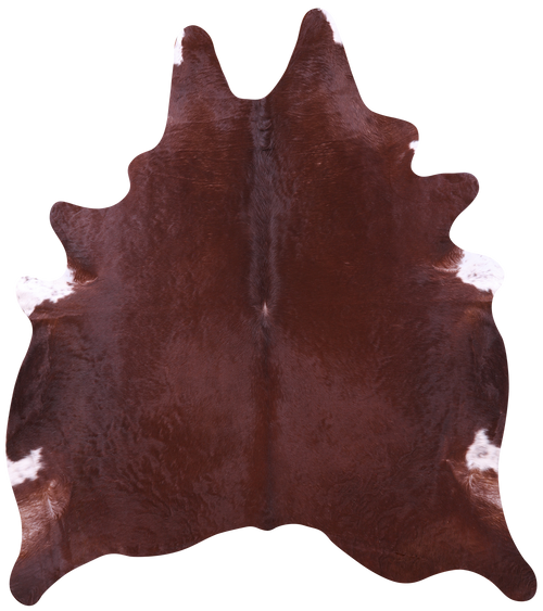 Brown Natural Cowhide Rug - XX-Large 8' 4