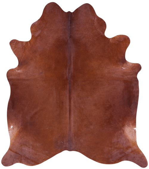 Brown Natural Cowhide Rug - XX-Large 7' 10