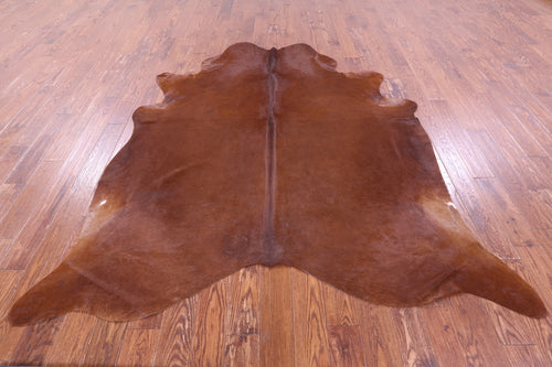 Brown Natural Cowhide Rug - XX-Large 7' 10