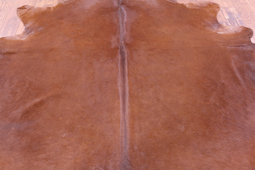 Brown Natural Cowhide Rug - XX-Large 7' 10