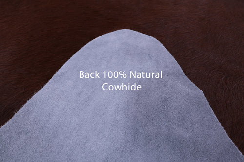 Brown Natural Cowhide Rug - XX-Large 7' 10