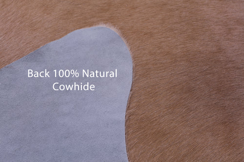 Light Brown Natural Cowhide Rug - X-Large 7' 0