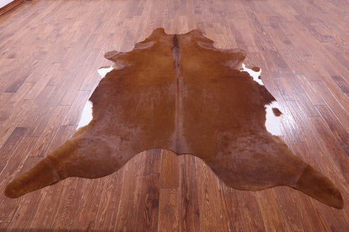 Brown Natural Cowhide Rug - XX-Large 8' 4