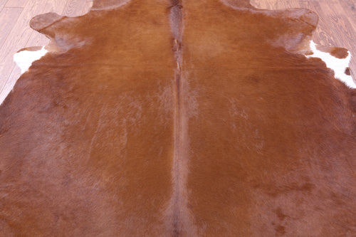Brown Natural Cowhide Rug - XX-Large 8' 4