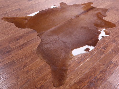 Brown Natural Cowhide Rug - XX-Large 8' 4