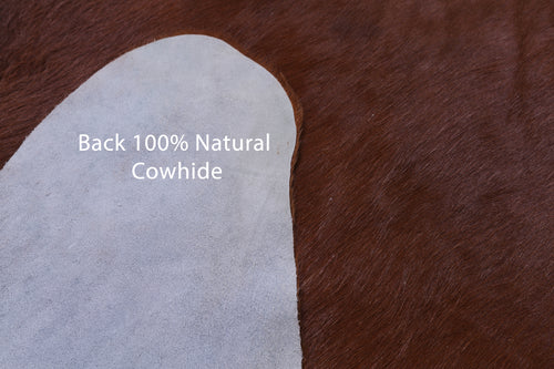 Brown Natural Cowhide Rug - XX-Large 8' 4