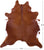 Brown Natural Cowhide Rug - XX-Large 8' 4"H x 7' 4"W