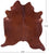 Brown Natural Cowhide Rug - X-Large 7' 0"H x 6' 5"W