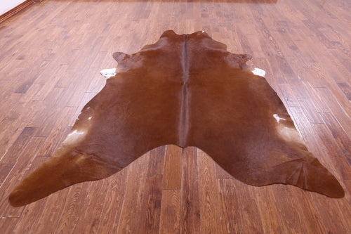 Brown Natural Cowhide Rug - XX-Large 8' 10