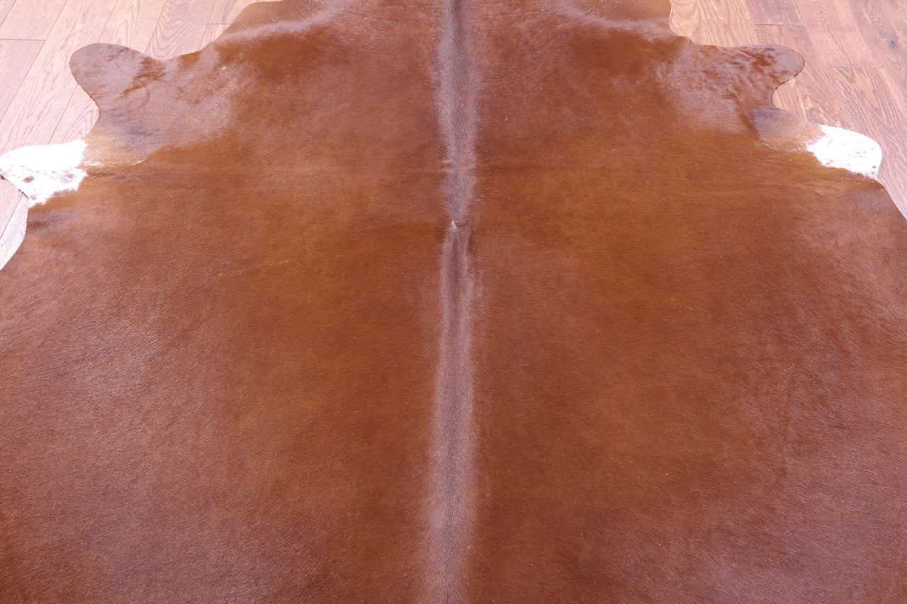 Brown Natural Cowhide Rug - XX-Large 8' 10"H x 7' 5"W
