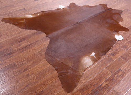 Brown Natural Cowhide Rug - XX-Large 8' 10
