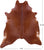 Brown Natural Cowhide Rug - XX-Large 8' 10"H x 7' 5"W