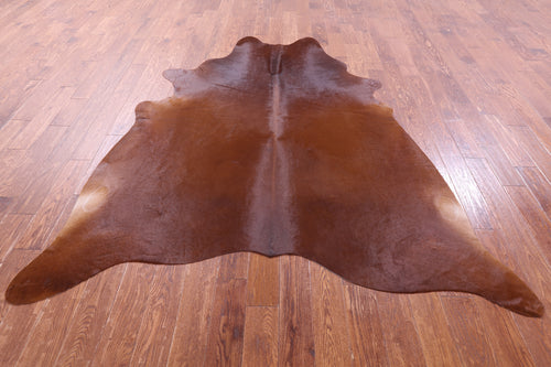 Brown Natural Cowhide Rug - XX-Large 7' 8
