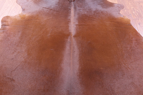 Brown Natural Cowhide Rug - XX-Large 7' 8
