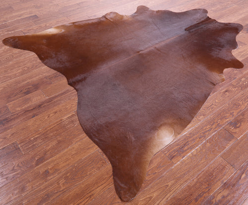 Brown Natural Cowhide Rug - XX-Large 7' 8