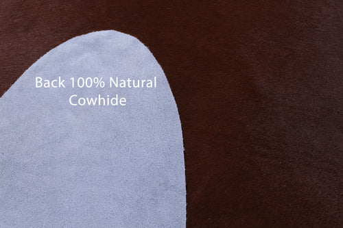 Brown Natural Cowhide Rug - XX-Large 7' 8