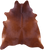 Brown Natural Cowhide Rug - XX-Large 7' 8"H x 7' 0"W