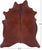 Brown Natural Cowhide Rug - X-Large 7' 4"H x 6' 2"W