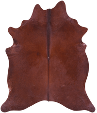 Thumbnail for Brown Natural Cowhide Rug - X-Large 7' 4