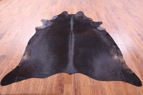 Dark Brown Natural Cowhide Rug - XX-Large 8' 0