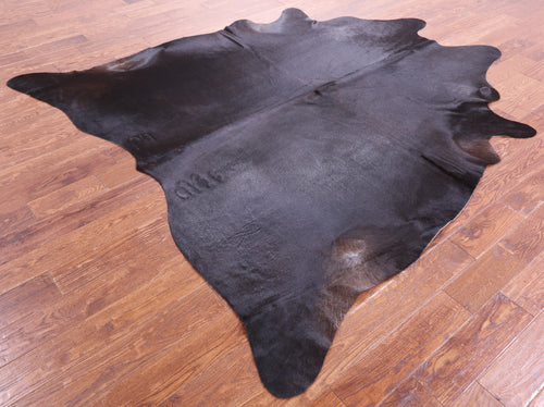 Dark Brown Natural Cowhide Rug - XX-Large 8' 0