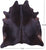 Dark Brown Natural Cowhide Rug - XX-Large 8' 0"H x 7' 3"W