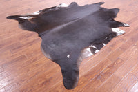 Thumbnail for Dark Brown Natural Cowhide Rug - XX-Large 9' 1