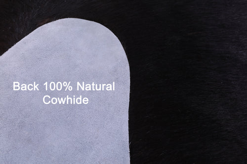 Dark Brown Natural Cowhide Rug - XX-Large 9' 1